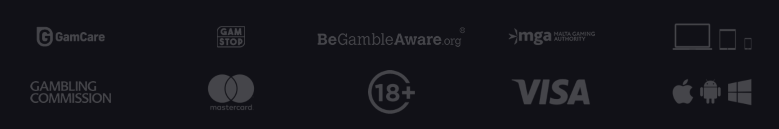 Logotipos de seguridad y juego responsable